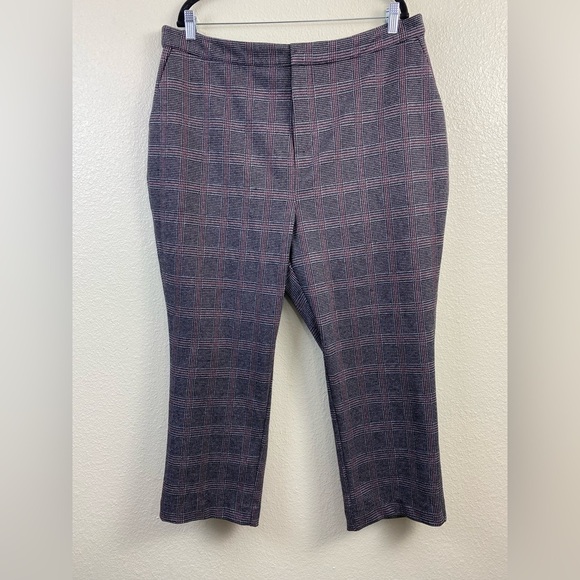ModCloth Trouser Houndstooth Plaid Pants Women’s Plus 16 Academia Office Career - Picture 1 of 16